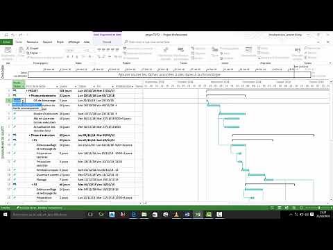 MS project tuto 3 liason des taches