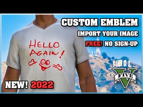 How to Import Custom Crew Emblems in GTA Online - NEW 2022 - Free Tool