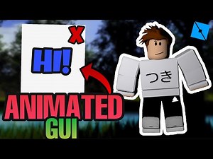 how to make a ANIMATED GUI in Roblox Studio!