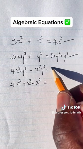 How to solve algebraic equations #math #mathematics #algebra #gcsemaths #mathhelp #mathtips