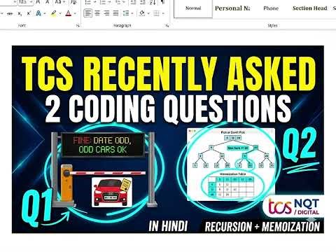 TCS NQT 21/03/2026 Coding Questions 🔥 | TCS Coding Questions in C++/Java/Python | Admit Card