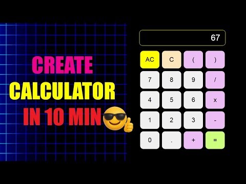 Build a Calculator Using HTML, CSS & JavaScript in 10 Minutes | Step-by-Step for Beginners 🔥