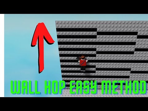 How To Wall Hop EASY METHOD | Roblox