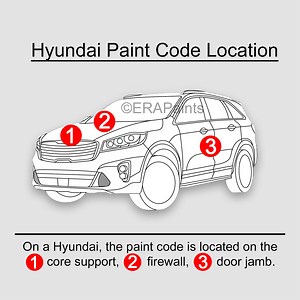 How to Find your Hyundai Paint Code - ERA Paints