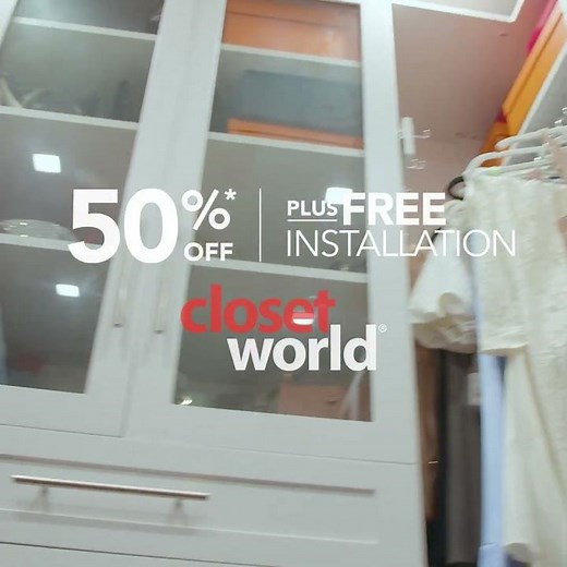 Custom Closets of Every Kind. 50% Off + Free Installation.