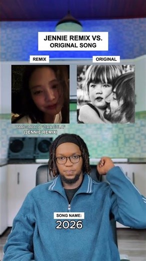 Jennie Remix Vs. Original Song: Tame Impala, JENNIE "Dracula" (JENNIE Remix) #shorts #jennie #trend