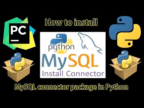 How to install MySQL connector package in Python [PyCharm]