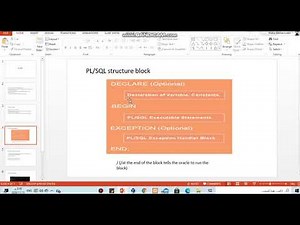 Introduction to PL/SQL