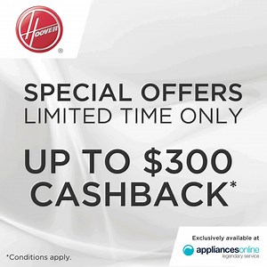 Start off the new year at your freshest best with a new Hoover laundry appliance. Designed with water and energy efficiency in mind, you’ll enjoy a superb performance every time. Plus, exclusively available at Appliances Online until 08/01/2020, when you purchase a selected Hoover laundry appliance, you are eligible to claim up to $300 cashback! *T&C's apply. Learn more: https://bit.ly/2YJrxdd | Appliances Online Australia