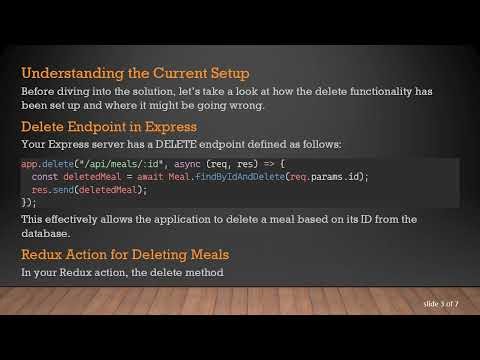 How to Delete Items from MongoDB Using React, Redux, and Express