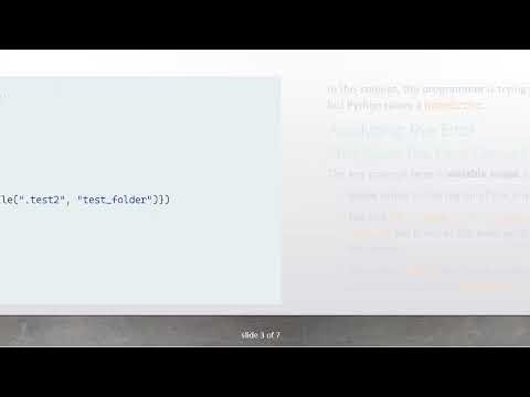 Understanding the NameError in Python: Variable Scope Issues