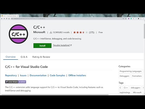 Visual Studio CodeにC/C++ extensionをインストールしましょう。（旧バージョン）