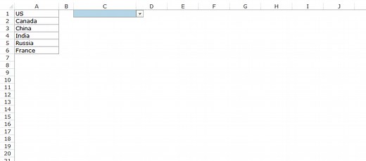 Enable Conditional Data Entry in Excel using Data Validation