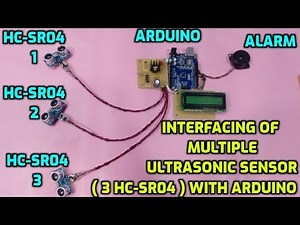 Interfacing of Multiple Ultrasonic Sensors (3 HC-SR04 ) With Arduino