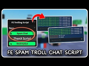 [ FE ] Spam Chat Trolling Script - ROBLOX SCRIPTS - Lag Any Server and Players