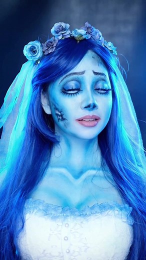 Emily Corpse Bride Makeup Transition Tutorial