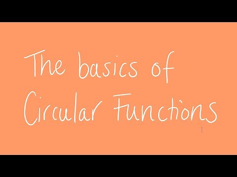 The basics of circular functions | Unit 3 and 4 VCE Maths Methods