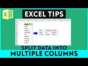How to split data into Multiple Columns