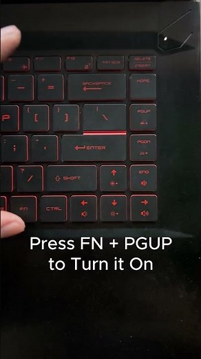 How to Turn on & Turn off Backlit Keyboard on MSI⌨️🔅 #Howto #TurnOn #BacklitKeyboard