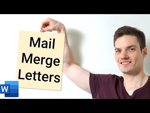 How to Mail Merge Letters - Office 365