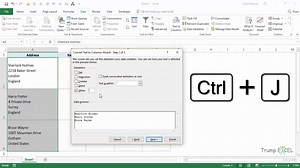 How to Split Multiple Lines in a Cell into a Separate Cells / Columns