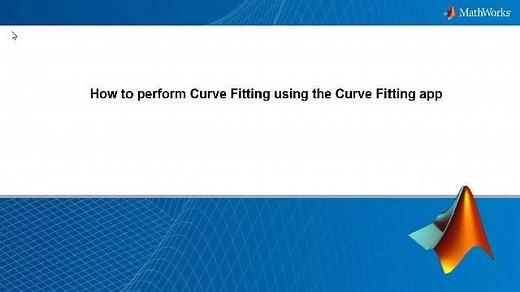 How to Perform Curve Fitting Using the Curve Fitting App in MATLAB