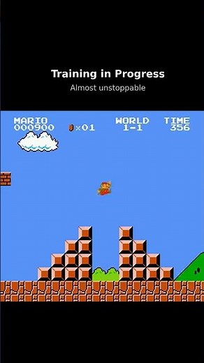AI Learns to Play Mario (NES) in 1 Million Steps