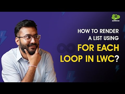 How to Render a List using For Each Loop in LWC | Step by Step Guide | #lwc