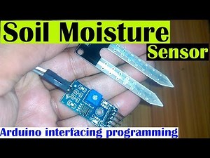 Arduino Project: Soil Moisture Sensor Getting Started Tutorial | Arduino sensors | Beginners level