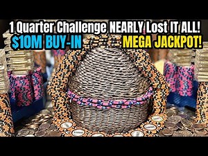 💎From Rock Bottom to Riches: The $10M ONE Quarter High Limit Coin Pusher CHALLENGE This HAPPENED!