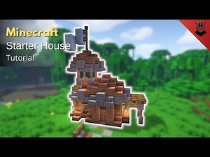 Minecraft: How to Build a Jungle Starter House | Starter House (Tutorial)