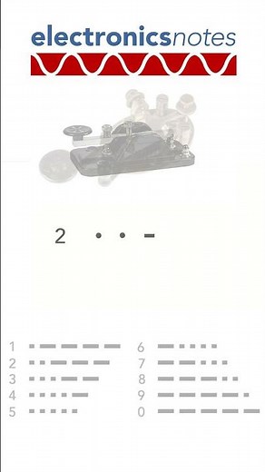 Learning Morse Code: Numbers Practice