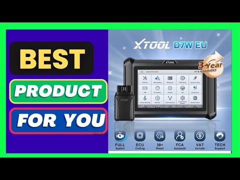 XTOOL D7W Wireless Car Diagnostic Tools Key Programming Tool