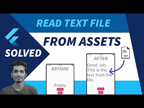 Flutter Read Text File From Assets