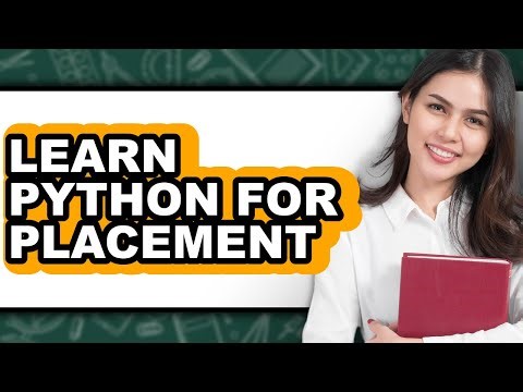 How to Learn Python for Placement (UPDATED)