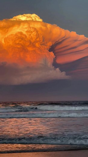 Sunshine and Clouds: A Spectacular Scenery of Sea and Sky