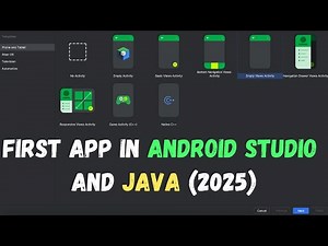 Creating Your First App in Android Studio with Java (2025)