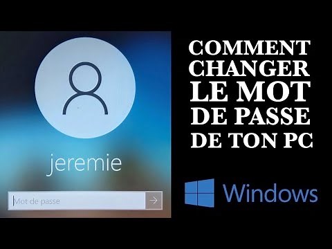 Comment changer le mot de passe du démarrage de votre PC