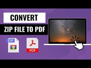 How to Convert ZIP File to PDF in Laptop – Easy Tutorial!