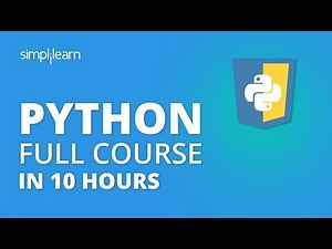 Python Tutorial | Python Tutorial For Beginners - Full Course | Python Programming | Simplilearn