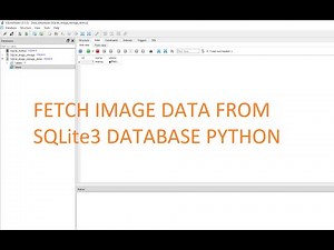 Read image data from sqlite3 Database