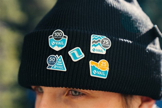 Vail Mountain to offer pins to those who ski 25, 50, 100 days this season
