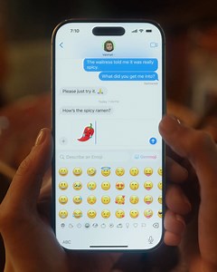 93K reactions · 1.1K shares | Imagine It. Genmoji It. Describe the Genmoji you want and add it to your conversation. Apple Intelligence now on iPhone 16. | Apple | Facebook