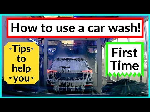 DRIVE THRU CAR WASH FIRST TIME | How to go through a carwash