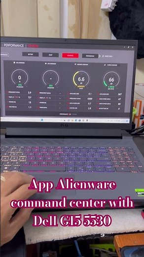 App Alienware command center Use with Dell G15 5530
