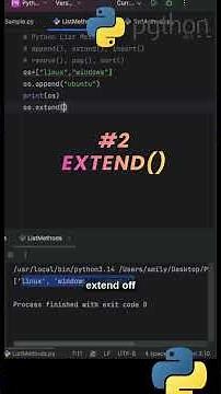 Python List Methods for Complete Beginners in 2025!
