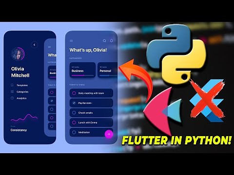 Build a complete mobile | Desktop | Web app with Python - Python Flet(Flutter) tutorial