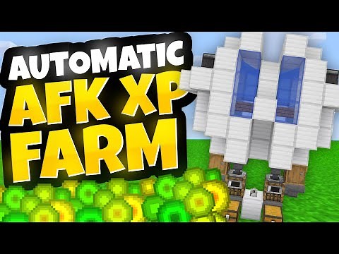 EASIEST Automatic AFK XP Farm Tutorial (Java & Bedrock) - Minecraft 1.20