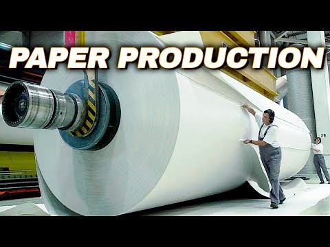 How Paper Is Made - Paper Production Line | Paper Factory
