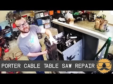 Table Saw Repair - Porter Cable PCB270TS